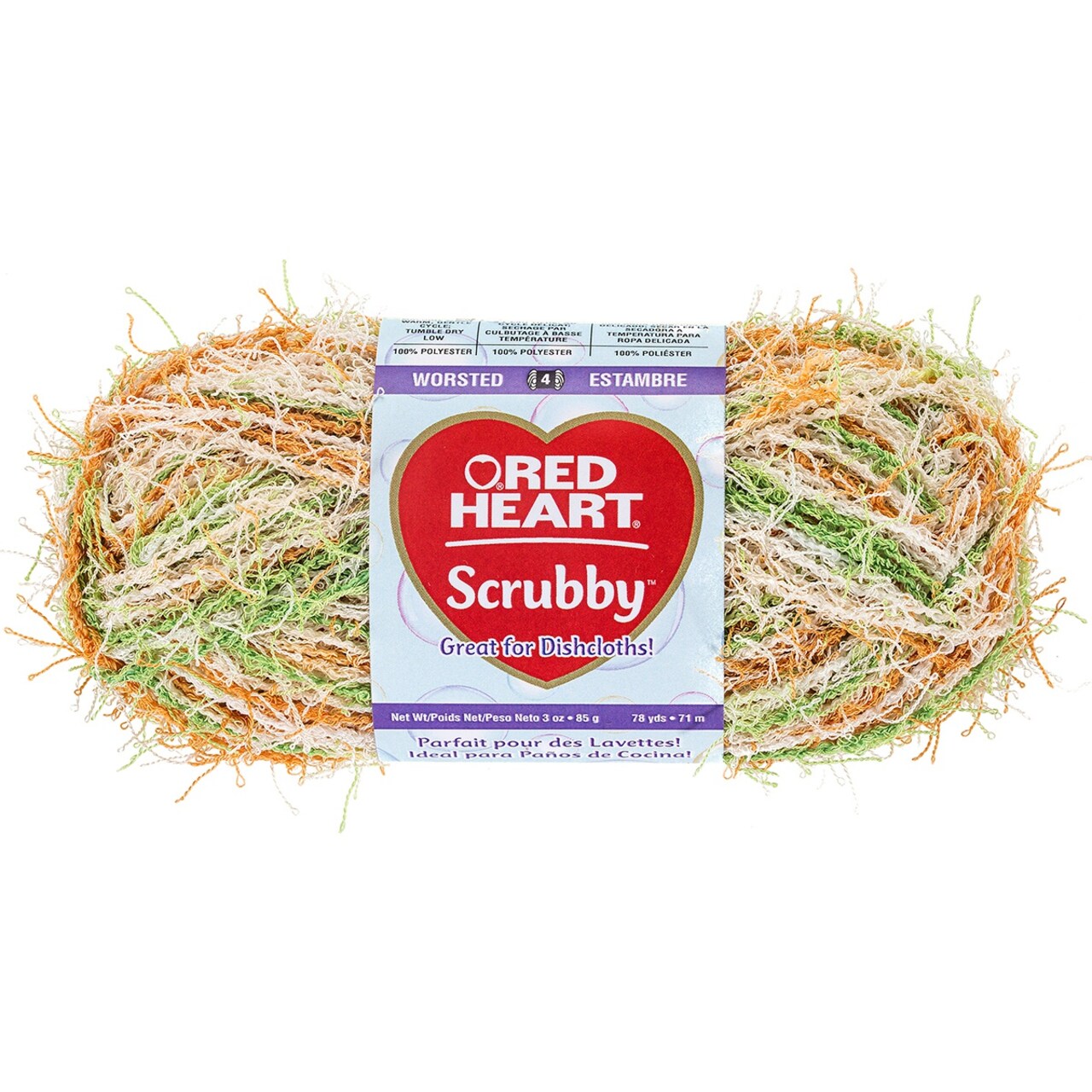 Multipack of 03 - Red Heart Scrubby Yarn-Citrus